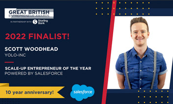 Our CEO announced as Great British Entrepreneur Awards 2022 finalist